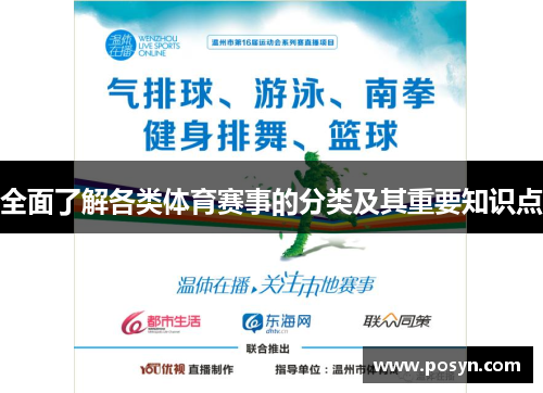 全面了解各类体育赛事的分类及其重要知识点